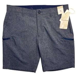 Tommy Bahama 32 Waist‎ IslandZone Blue Golf Shorts 9" Inseam Stretch NWT